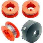 3 bobines de fil de rechange pour coupe - bordure bosch art 23 / 26 / 30 combitrim 23 / 26 easytrim, ...
