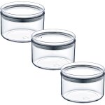 3 paquets de 3 bo�tes herm�tiques pour la conservation des aliments petites bo�tes rondes �10. 5x7. 5cm ...