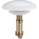 3 pcs bouchon de vidange en cuivre, anti - fuite, filtre de vidange d'�vier avec couvercle en c�ramique ...