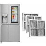 3 pices -  air de rechange lg pure n fresh pour rfrigrateur, filtre  air de rfrigrateur, filtre ...