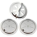 Galozzoit - 3 pi�ces grille de ventilation ronde, rosette de ventilation en acier inoxydable grille d'a�ration ...