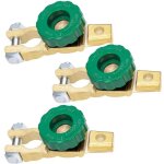 3 pi�ces interrupteur d'isolateur de coupe batterie, coupe circuit batterie 12v / 24v, connecteur batterie ...