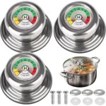 3 pi�ces poign�e couvercle casserole, pour amc boutons de couvercle poele, compatible avec les ustensiles ...