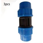 3 pices raccord direct tuyau pe raccords de vanne en plastique jardin ferme irrigation tuyau d'eau raccords ...