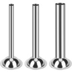 3 pi�ces tube de saucisse, entonnoir saucisse en acier inoxydable 12 / 19 / 32 mm pour hachoir � saucisse ...