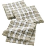 3 serviettes de table tisse traditio lin 45 x 45 cm