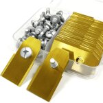 30 lame de rechange pour robot tondeuse husqvarna / automobile / gardena / yardforce, lame titane - lame ...
