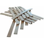 Ebac literie ? lot de 30 lattes en bois multiplis 680x53x8 mm ? pour r�paration sommiers bz et clic - ...