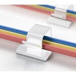 30 pi�ces clips de c�ble adh�sif pour gestion de c�ble r�seau ethernet, attache fil et le cordon dans ...