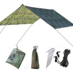 300cm x 290cm camping bche impermable portable ripstop rain tarp parasol compact lger abri pour randonne ...