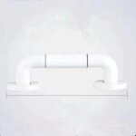 30cm blanc barre d'appui wc, barres d'appui de salle de bain avec antidérapante, poignée de acier inox, ... 30cm blanc barre d'appui wc, barres d'appui de salle de bain avec antidérapante, poignée de acier inox, ...