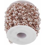 30m perle guirlande or rose collier de perles belle perle ruban guirlande de perles artificielles