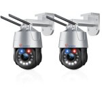 30x zoom optique 5mp cam�ra surveillance wifi exterieure sans fil ptz cam�ra ip 355�90� suivi auto d�tection ...