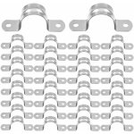 32 pices colliers de u tuyau 20mm serre joint tuyau 304 acier inoxydable collier de serrage pince pour ...