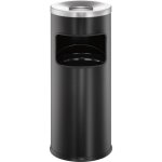 333201 corbeille à papier 17 l métal (ø x h) 250 mm x 630 mm noir avec cendrier 1 pc(s) - durable 333201 corbeille à papier 17 l métal (ø x h) 250 mm x 630 mm noir avec cendrier 1 pc(s) - durable