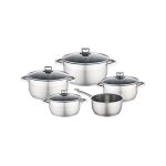 Baumalu - 341979 batterie 9 pieces inox - tous feux dont induction