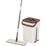 360 balai  tte pivotante + mop vadrouille & seau set seau  double compartiment - sifree