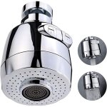 360 degr�s a�rateur de robinet pivotant t�te de robinet de cuisine 2 modes r�glable douche t�te filtre ...