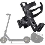 360 - degree rotating water bottle holder for bicycles and electric scooters, quick - release anti - ...