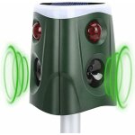 360� r�pulsif pour animaux ip55 �tanche aliment� par le soleil �tanche d�tection de mouvement d�tection ...