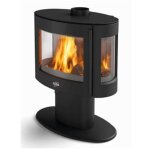 388142000053 - pole  bois coggia 9 kw tanche peint anthracite godin 388142anth