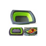 (39x26cm)de cuisine passoire pliable ensemble sur le lavabo vegtable / fruits passoire passoire avec ...