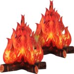 3d flamme torche noyau carton faux feu faux flamme papier dcoration fte (2 pices