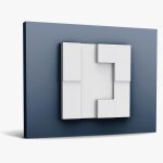 Orac - 3d panneau mural decor w103 modern cubi �lement d�coratif design moderne blanc