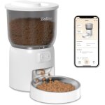 3l distributeur croquettes chat automatique 2. 4g wifi, 10 secondes contr�le l'app 1 - 10 repas par jour, ...