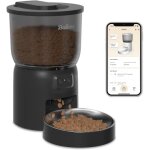 3l distributeur croquettes chat automatique 2. 4g wifi, 10 secondes contrle l'app 1 - 10 repas par jour, ...