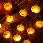 3m 20 led halloween guirlandes lumineuses citrouille guirlandes lumineuses  piles led citrouille lumires ...