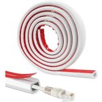 3m goulotte passe cable auto - adh�sif, cache cable tv mural, goulotte electrique exterieur, cache cable ...
