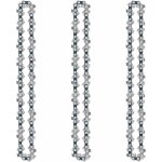 3pcs 6 pouces 1 / 4 36 mini trononneuse lectrique sans fil chane de scie  chane pour la coupe du ...
