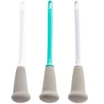 3pcs brosse de nettoyage, goupillon longue pour le lavage de la bi�re vin sports des bouteilles d'eau, ...