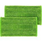 3pcs mop remplacement pour swiffer wetjet spray balais lavables en microfibre pour nettoyage des sols, ...