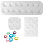 3pcs moulage de bijoux � bague, anneau moule en silicone, anneau moule resine form, moules � bijoux de ...
