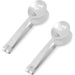 3pcs pinces  th en acier inoxydable, pince  glaons, presse - sachet de th presse - sachet de th ...