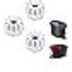 3pcs spin mop rechange pour balai franges, seau rotation roulement embrayage pignons rechange compatibles ...