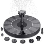 3w �nergie solaire 160mm fontaine pompe d'oxyg�nation �tang � poissons lanterne automatique pulv�risation ...