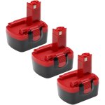 3x batterie compatible avec bosch gsb 14. 4, gli 14. 4v, gsr 14. 4v - 2b, gst 14. 4v, gsr 14. 4, gsr ...