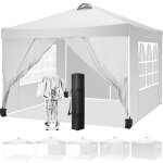 Tonnelle pliante de jardin hauteur réglable imperméable anti - uv - 3x3m barnum pliant avec sac de transport ... Tonnelle pliante de jardin hauteur réglable imperméable anti - uv - 3x3m barnum pliant avec sac de transport ...