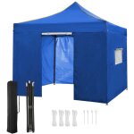 3x3m tonnelle pliante de jardin impermable avec sac de transport - barnum pliant pour march, mariage, ...