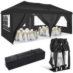 3x6m tonnelle pliante de jardin impermable, barnum pliant anti - uv pour diffrentes activits extrieures ...