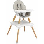 4 en 1 chaise haute bb convertible plateau rglable en 4 etapes - peut tre dmont en une table et ...