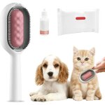4 en 1 peigne epilation pour animaux compagnie, brosse chien avec réservoir d'eau, brosse chat avec lingettes ... 4 en 1 peigne epilation pour animaux compagnie, brosse chien avec réservoir d'eau, brosse chat avec lingettes ...