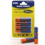 4 aaa rechargeable ministile batteries 3600 mah ni - mh battery pack