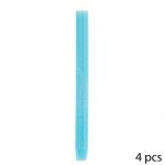 4 bougies baton olia h24cm diam 2. 2cm bleu clair 4 bougies baton olia h24cm diam 2. 2cm bleu clair