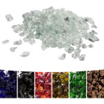 Teamson home - 4 kg verres de feu pour braséro à gaz d'extérieur jardin verre trempé translucide pt - ... Teamson home - 4 kg verres de feu pour braséro à gaz d'extérieur jardin verre trempé translucide pt - ...