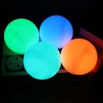 4 lumi�res de piscine flottantes ip67 �tanche led boule lumi�res 16 couleurs rvb t�l�commande �t� cadeau ...
