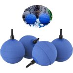 4 pack pierre d'air d'aquarium bubbler 5 cm ball - shape bubble release tool oxygen diffuseur pour pompes ...